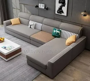 Brand New L-Shaped Sofa Set - High Density Seaters