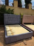 Modern Velvet Bed 5x6 King Size - 2