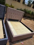 Modern Velvet Bed 5x6 King Size - 3