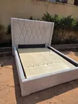 Modern Velvet Bed 5x6 King Size - 4