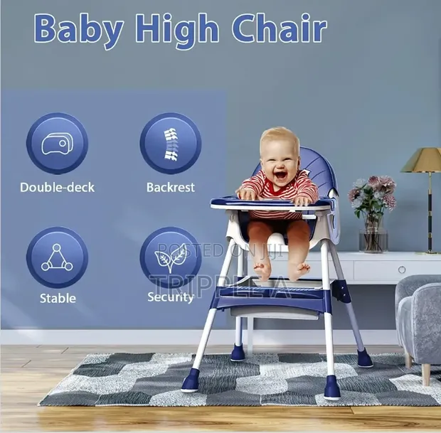 Durable High Reclining Feeding Chair - 1