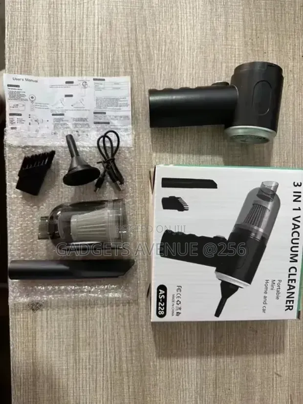 Portable Mini Vacuum Cleaner & Air Inflator - 1