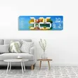 Modern Wide-Display Digital Wall Clock - 4