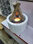 Electric Flame Effect Aromatherapy Diffuser with Remote - 1