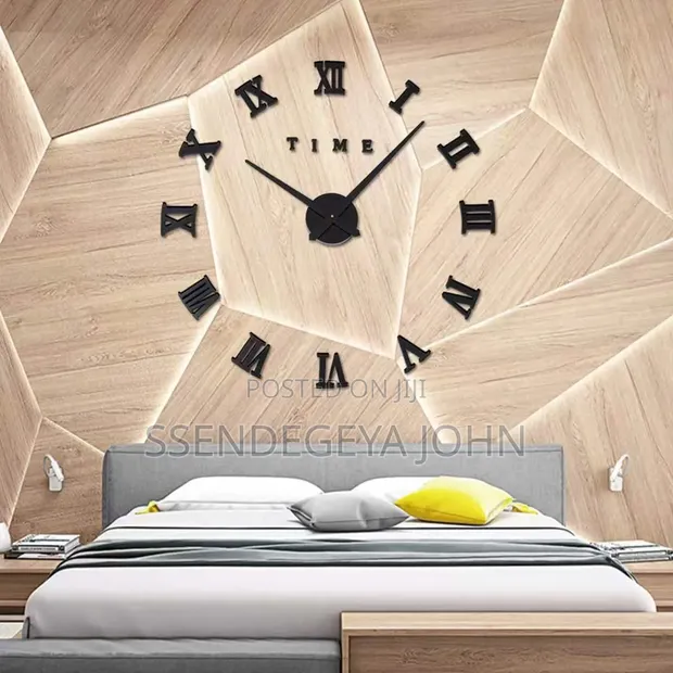 Modern DIY Frameless 3D Acrylic Wall Clock - 1