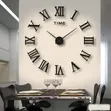 Modern DIY Frameless 3D Acrylic Wall Clock - 3
