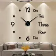 Modern DIY Frameless 3D Acrylic Wall Clock - 4