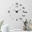 Modern DIY Frameless 3D Acrylic Wall Clock - 5
