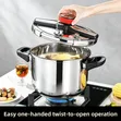 King 6L Stainless Steel Pressure Cooker - 1