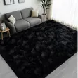 Fluffy Black Carpet - 1