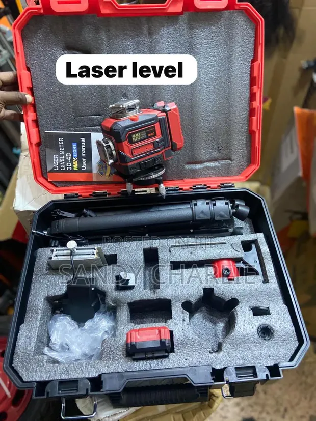 Brand New Laser Level with Tripod - 1