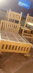 4x6 Top Notch Wooden Bed Frame - 1