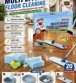 20 Multi-Effect Floor Cleaning Water-Soluble Sheets