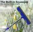 Kleaner Rubber Sweeping Brush with Squeegee - Pet Hair Remover - 5