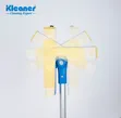2-in-1 Telescopic Window Cleaner with Sponge & Rubber Blade - 1