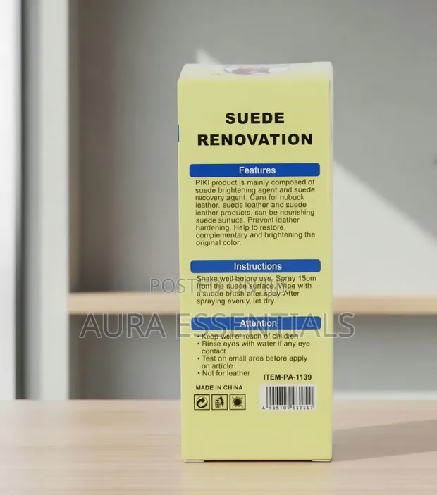 PIKI Suede & Nubuck Color Refresher (100ml, Black) - 1
