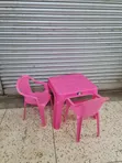 Absorbed Plastic Kids Chairs and Table - 2