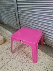 Kids Plastic Table - Pink - 2