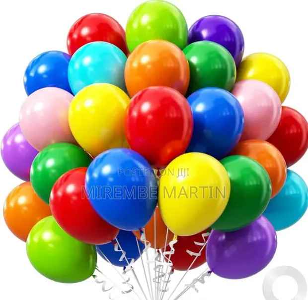 12 Inch Latex Party Balloons - 50pcs - 1