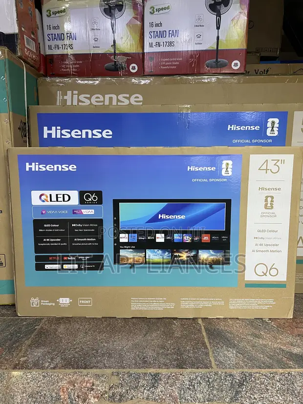 Hisense 43-inch 4K QLED Smart TV with Bluetooth - 1