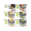 Kitchen Vegetable Cutter - Salad Chopper, Potato Slicer & Grater - 3