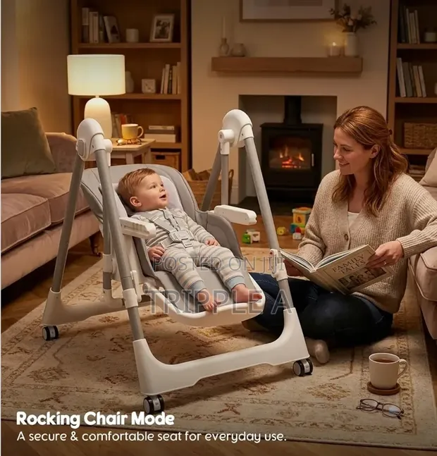 3-in-1 Baby High Chair, Dining Chair, Foldable - 1