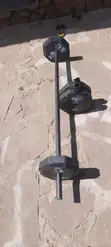 Brand New Concrete Barbells with Rubber Coating - 4