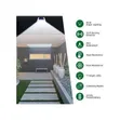 Outdoor Solar Security Light with Motion Sensor - Waterproof LED - 2