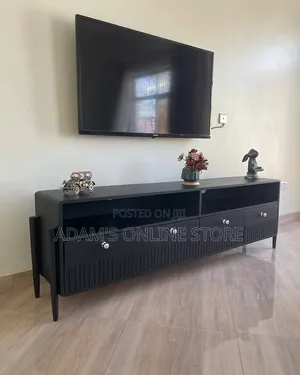 Wood-Mode TV Stand Unit - 2m Black