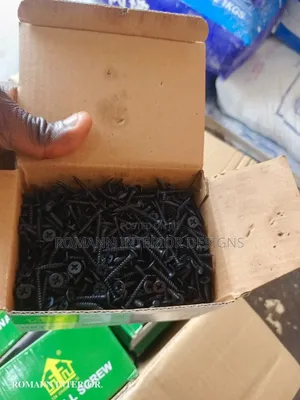 Dry Wall Black Screws (For Gypsum)