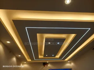 Gypsum Ceiling Design & Electrical Installation