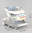 Multifunctional Musical Baby Walker - 2