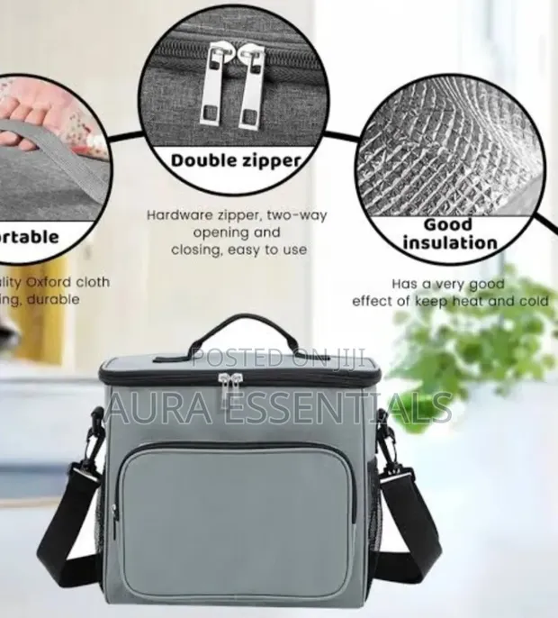 10L Insulated Lunch Bag Cooler Bag - 1