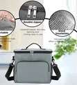 10L Insulated Lunch Bag Cooler Bag - 1