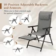 Zero Gravity Patio Chair - Padded Recliner - 2