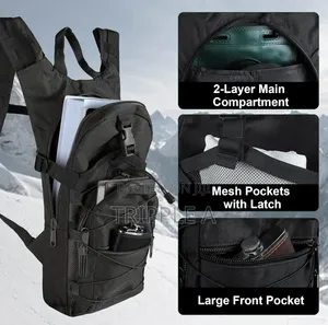 Multi Pocket Tactical Hydration Backpack