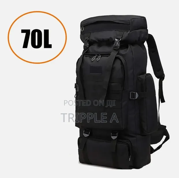 Men's 70L Large Capacity Outdoor Travel Backpack - 1