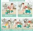 5-in-1 Sit-to-Stand Baby Walker Activity Center - 3
