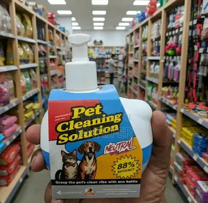 PIKI Pet Cleaning Solution with Brush