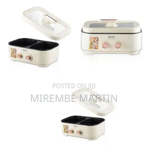 RAF Multifunction Electric Hotpot Rice Cooker, 6 Litres - White