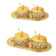 Luxurious Golden Condiment Server Set - 1