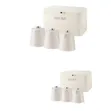 Elegant Cream Bread Bin and Canister Set - 1