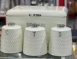 Elegant Cream Bread Bin and Canister Set - 2
