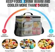 10L Insulated Lunch Bag - Foldable Cooler Tote - 3