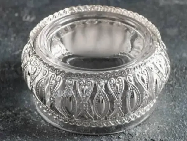 Elegant Silver-Plated Serving Bowl / Decorative Jar - 1