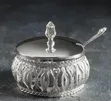 Elegant Silver-Plated Serving Bowl / Decorative Jar - 2