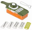 5-in-1 Vegetable Grater & Slicer with Container - 1
