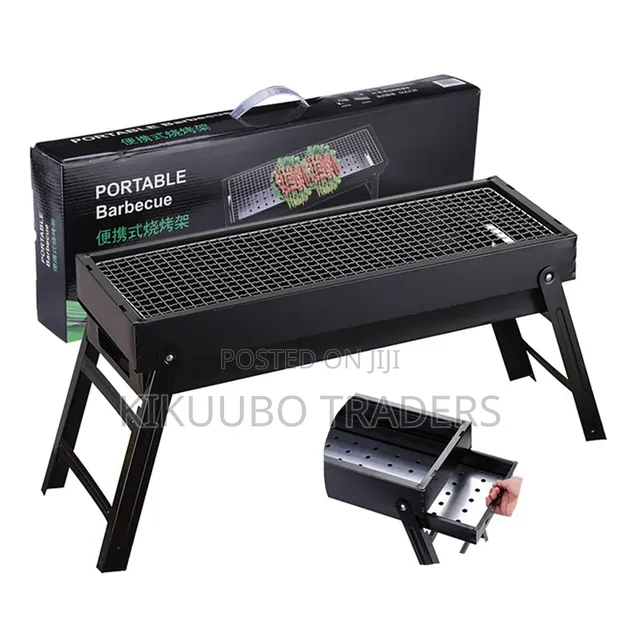 Portable Charcoal BBQ Grill - Foldable Outdoor - 1