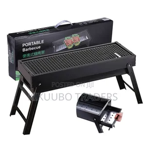 Portable Charcoal BBQ Grill - Foldable Outdoor