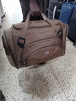 Brown Waterproof Travel Duffel Bag - 1